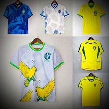 五星巴西各版本球衣980206复古巴西2022世界杯足球服