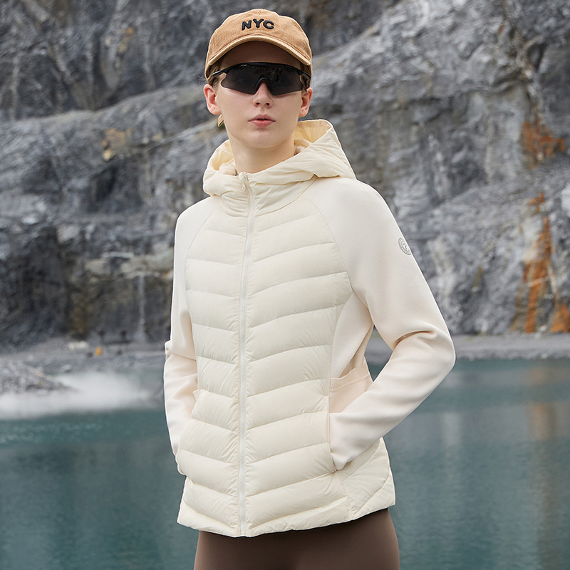 2025新款羽绒服女冬季lulu连帽短款羽绒服小蛮腰秋冬外套女上衣