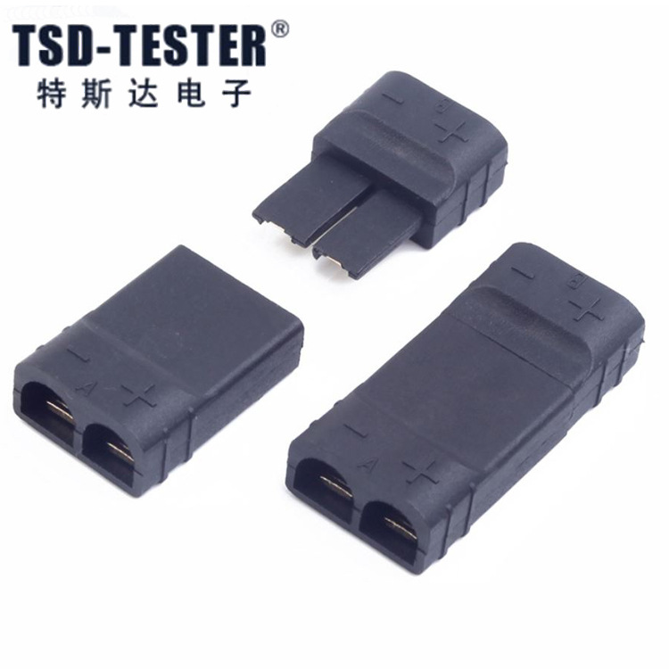 艾迈斯traxxas插头trx紫铜镀金尼龙塑壳大电流amass模型配件