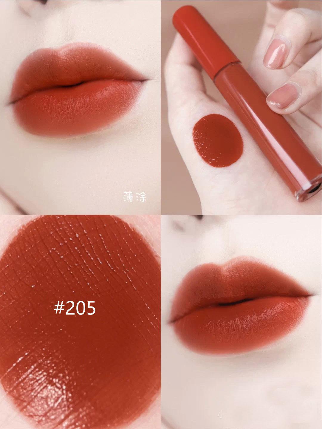 阿a玛尼口红唇釉405烂番茄红管丝绒哑光阿400/402/206/416/417色