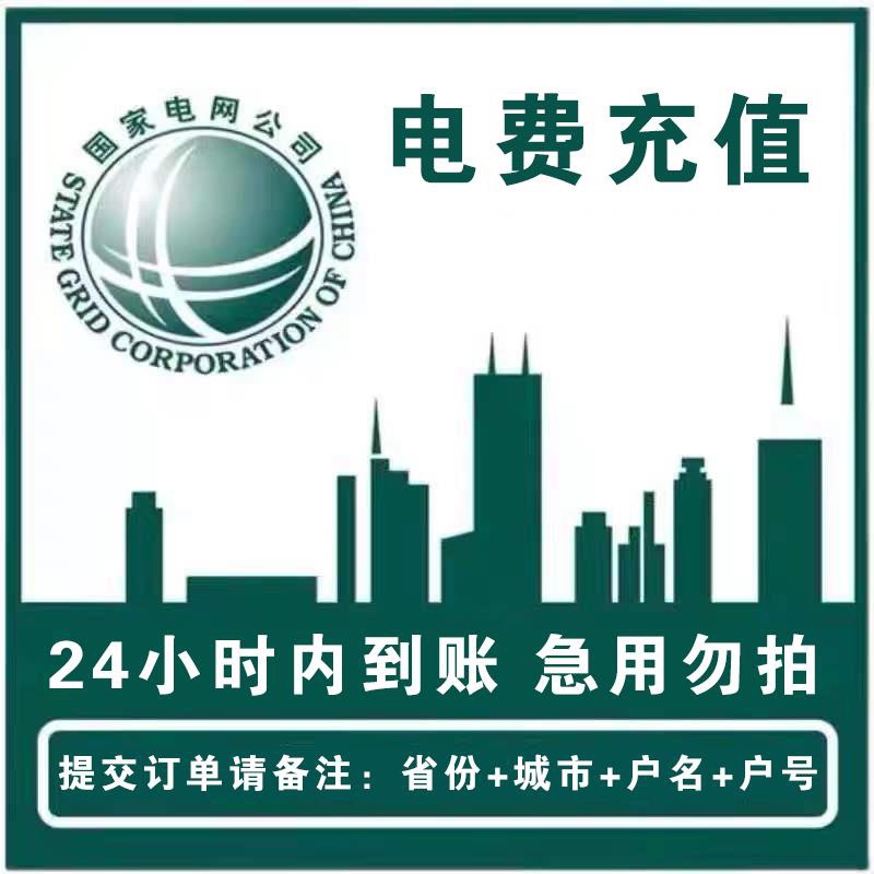 1000国家电网全国通用居民电费代缴福建浙江湖北湖南河南河北上海