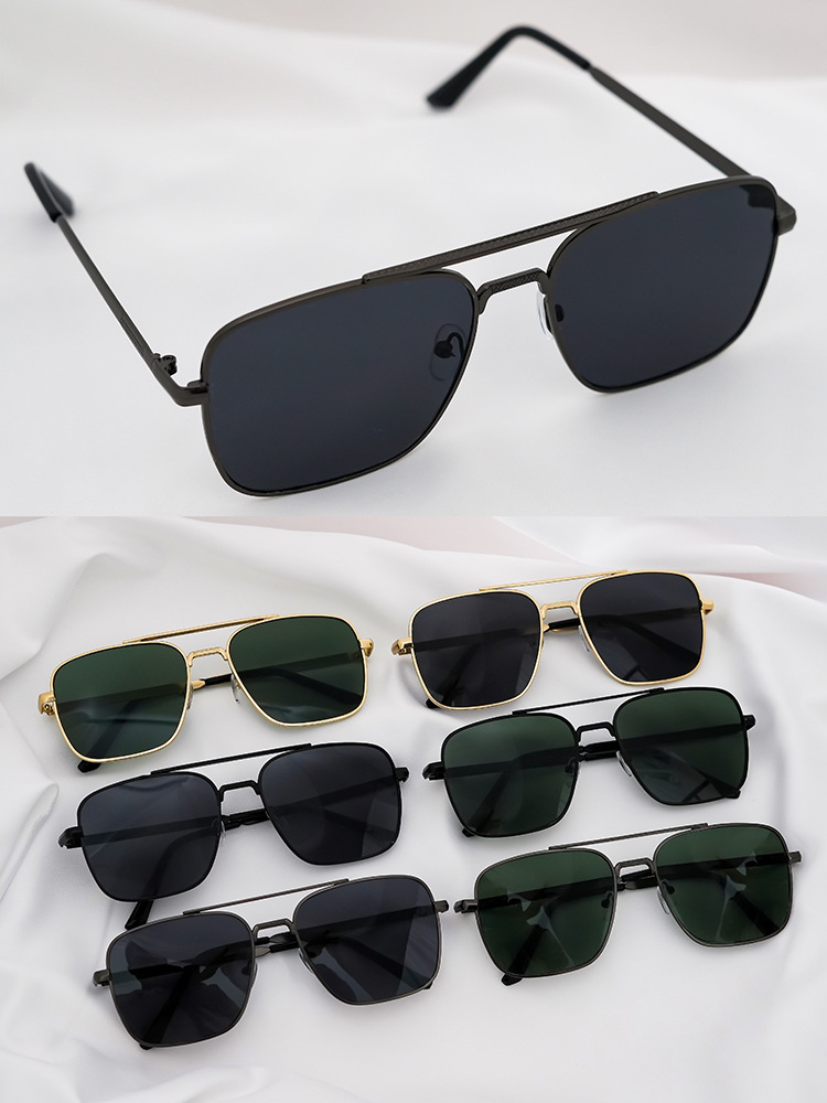 2023 New Metal Sunglasses Wholesale Classic Square Toad Sun Glasses Foreign Trade Sunglasses Wholesale Delivery