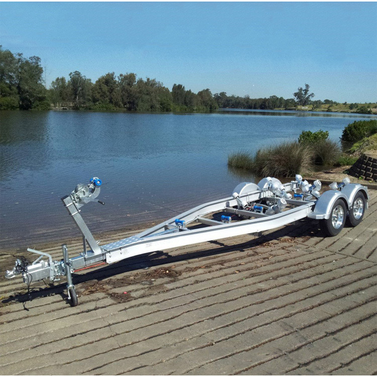 冲锋舟托架游艇配套车船用运输车船用游艇快艇拖车水域救援艇拖车