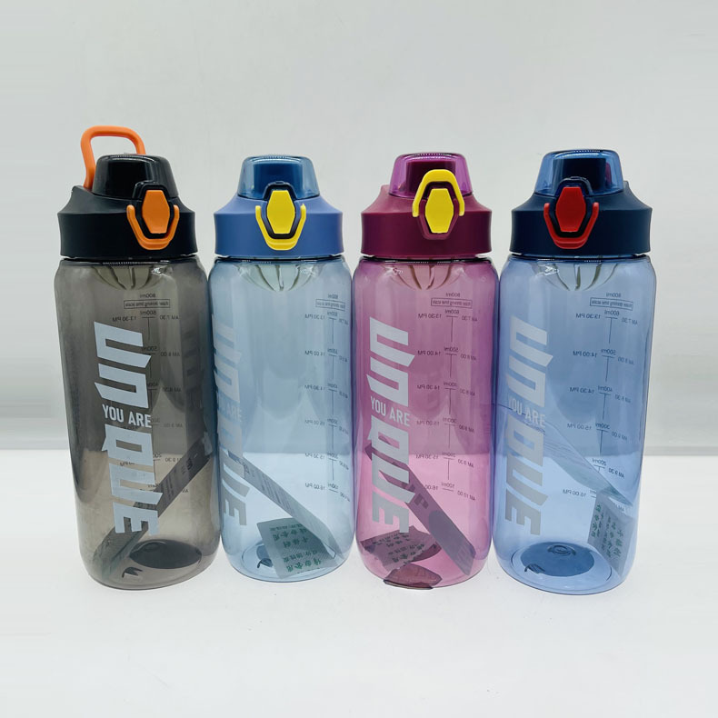 Xinbedi New Sports Cup Plastic 800ml Large Capacity Male and Female Students Fitness Portable Outdoor Cup