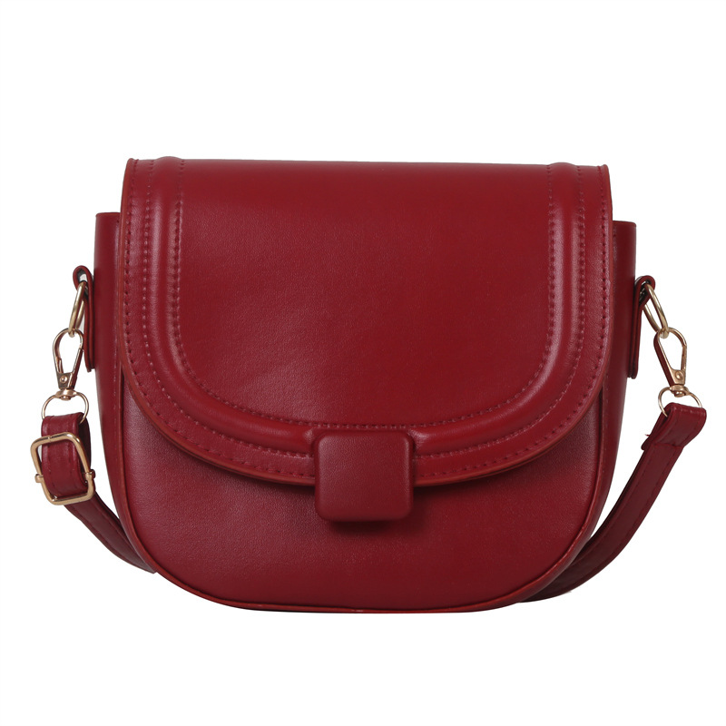 Fashion Ins All-Match Crossbody Bag Women Bag2023 Spring Concise Vintage Saddle Bag Casual Shoulder Bag