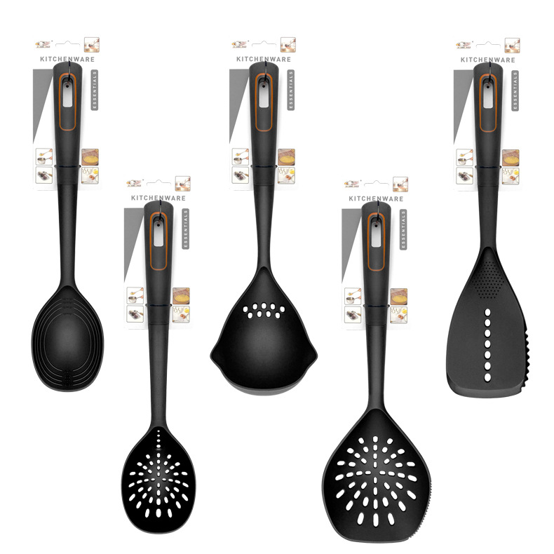 Nylon Kitchenware Spatula Kitchen Cooking Spoon Utensils Non-Stick Pan High Temperature Resistant Household Shovel Set in Stock