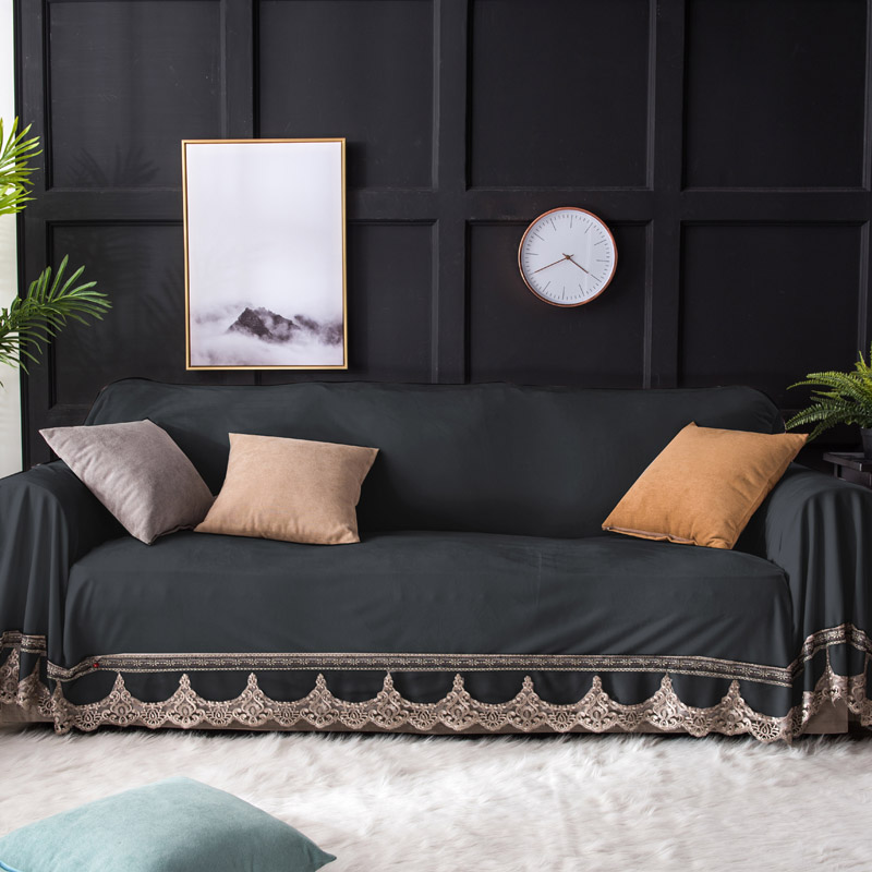 冬季毛绒沙发垫套巾布全盖简约现代沙发套罩盖布全包通用沙州达贸