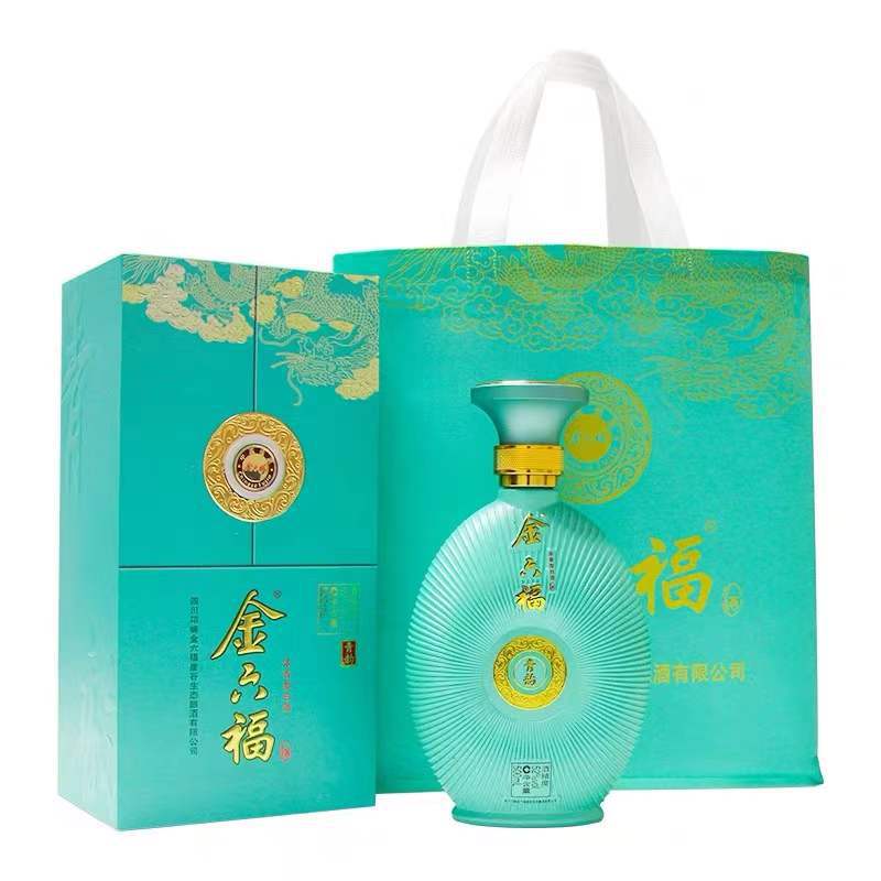 金六福青韵浓香型52度6瓶装白酒整箱白酒水招商
