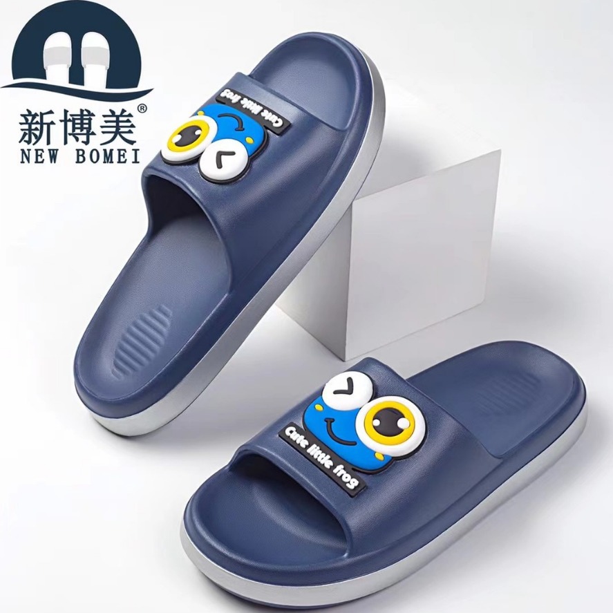 厂家直供新博美1519 2款eva橡塑夏季时尚居家洗澡防滑外穿男拖鞋