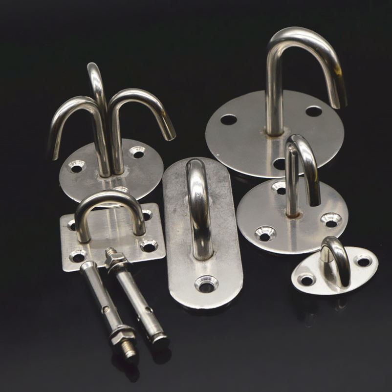 吊扇不锈钢吊灯风扇钩起重垂直倒挂钩吊钩家用耐用挂勾单钩固定钩