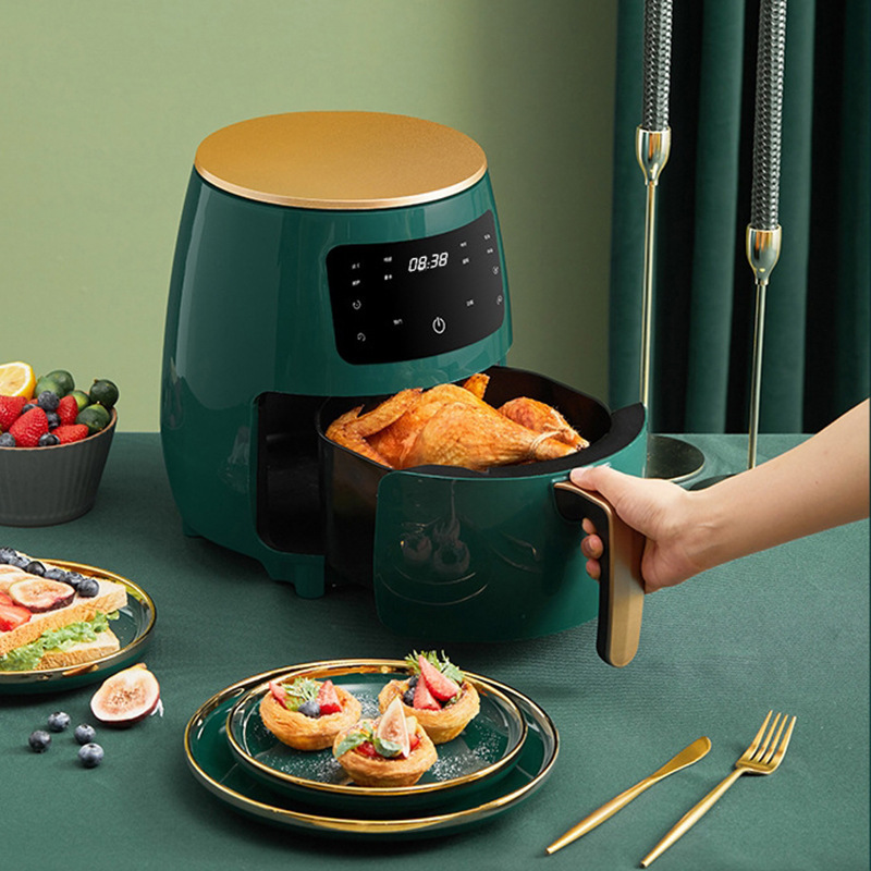 Cross-Border Export European Air Fryer 4.5Lairfryer Deep Frying Pan Home Meeting Sale Gift Generation Live Broadcast