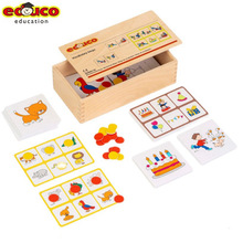 荷兰Educo词汇宾果游戏儿童早教益智专注力桌面互动游戏亲子玩具