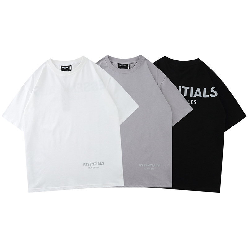fear of god fog 美潮嘻哈短袖essentials 加州限定高街情侣tee衬