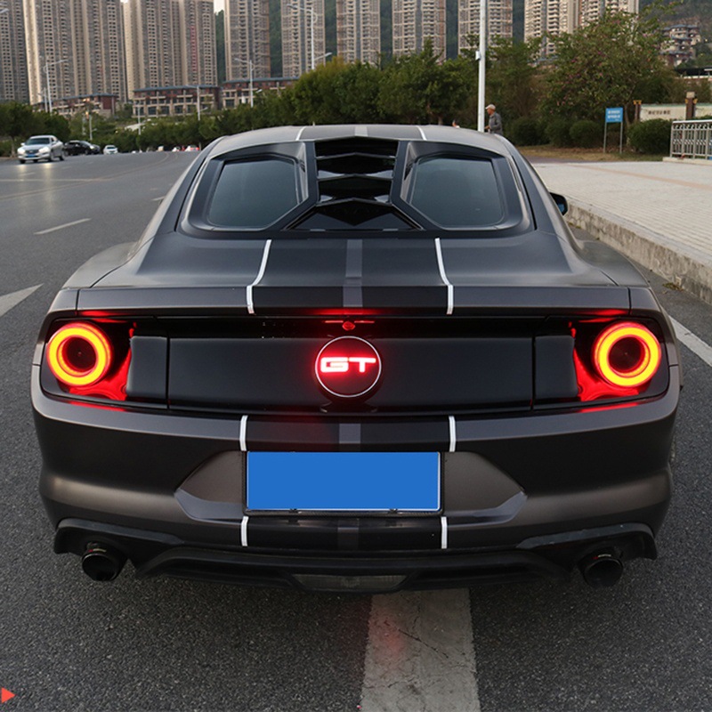 适用于福特野马改装gt发光标尾标mustanggt标发光尾标车标灯尾标