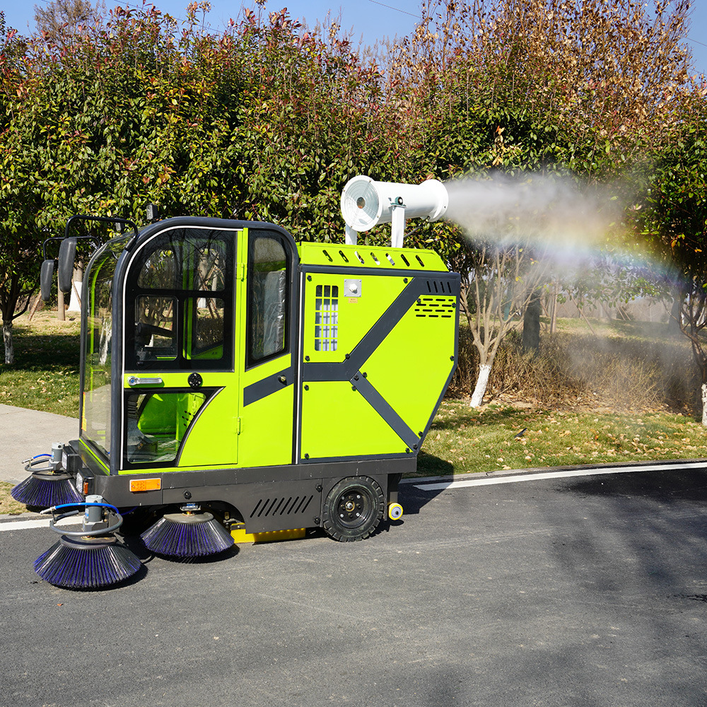 多功能电动吸尘车小型扫地车慧优洁e5雾炮抑尘高压冲洗路面一件发