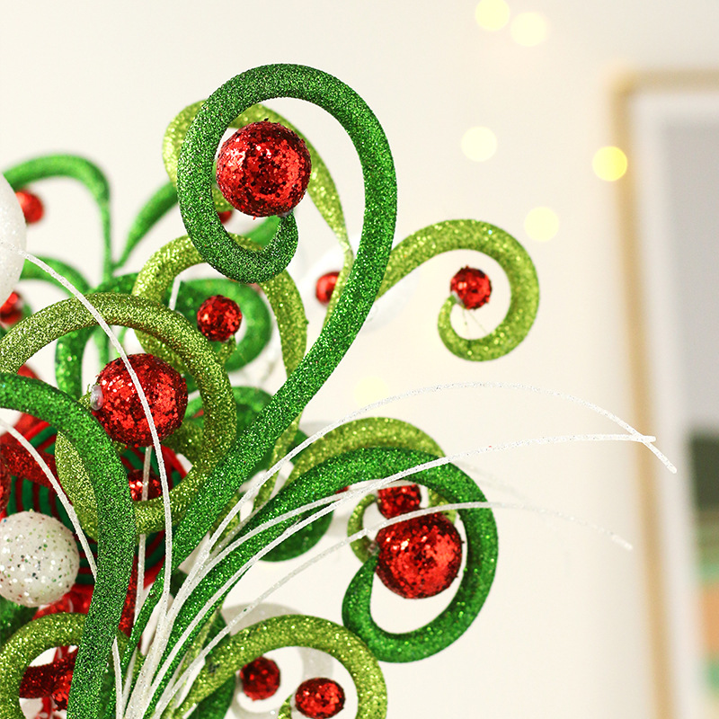 Christmas Decorations Christmas Twig Cutting Christmas Tree Pendant Home Party Diy Bouquet Branch Flower Arrangement