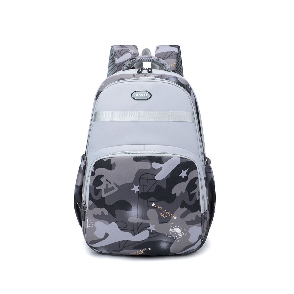 新款休闲双肩包潮流简约初高中学生书包时尚轻便减负户外旅行背包