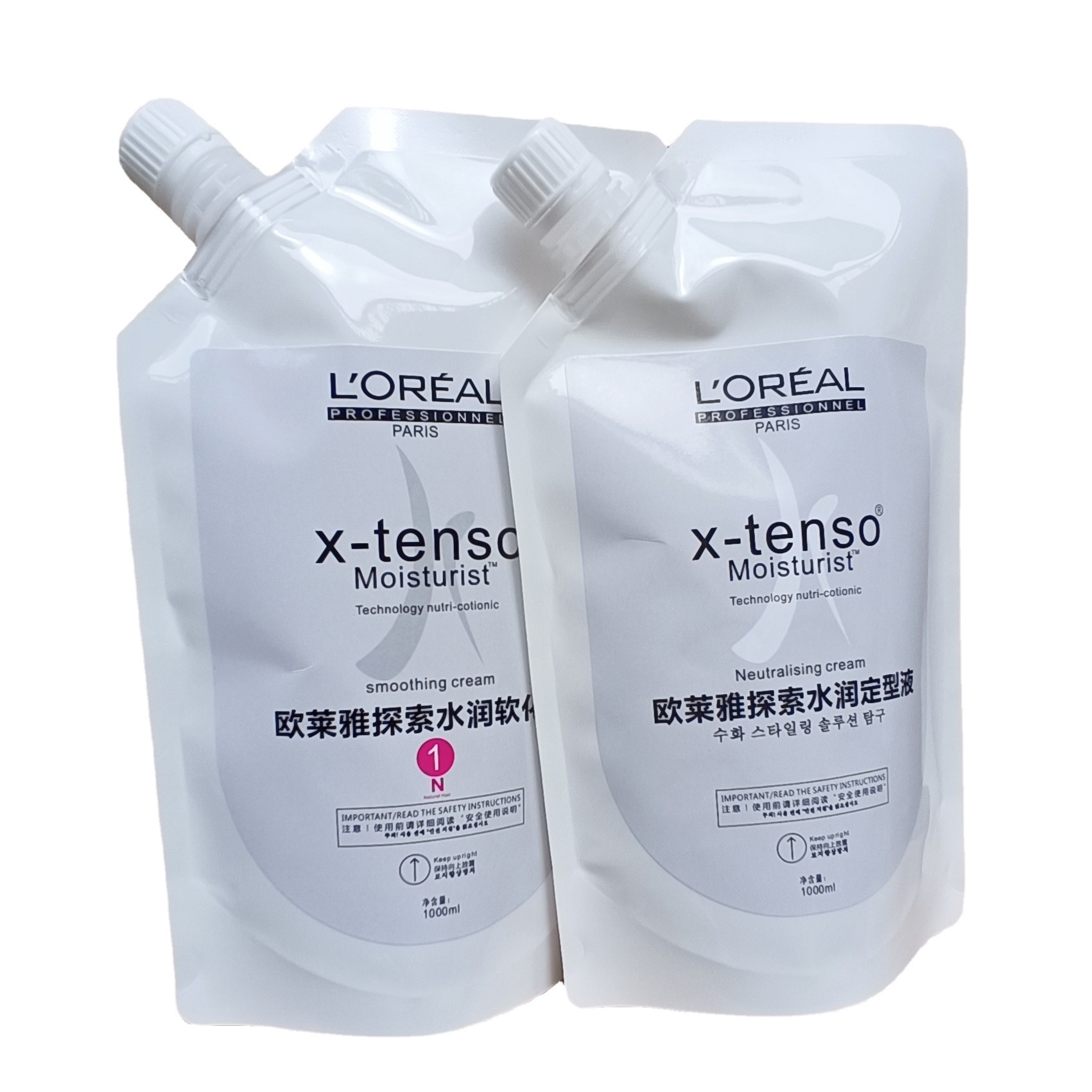 欧莱雅水润探索陶瓷烫直发软化剂烫发膏数码烫离子烫烫发美发专用