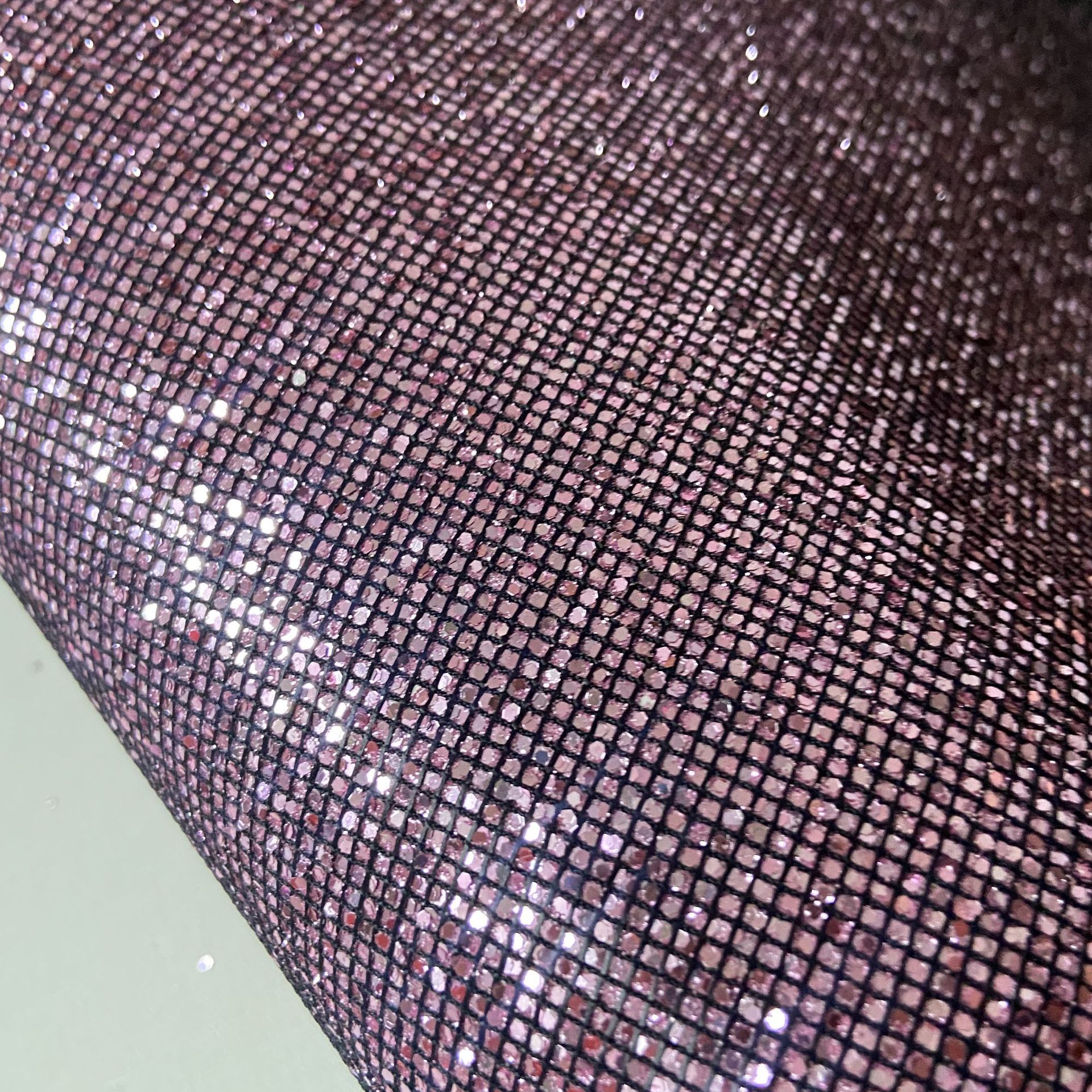 pu钻石皮革金葱粉闪光格利特面料亮粉鞋材网格闪粉亮布亮片