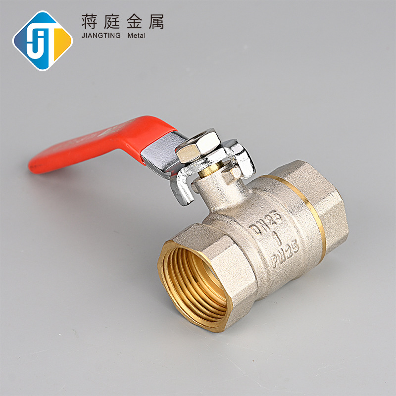 Factory Direct Sales Thick Brass Internal Thread Ball Valve Electroplating Ball Valve Two-Piece Manual Ball Valve 4 Points 6 Points ~ 2 Inches