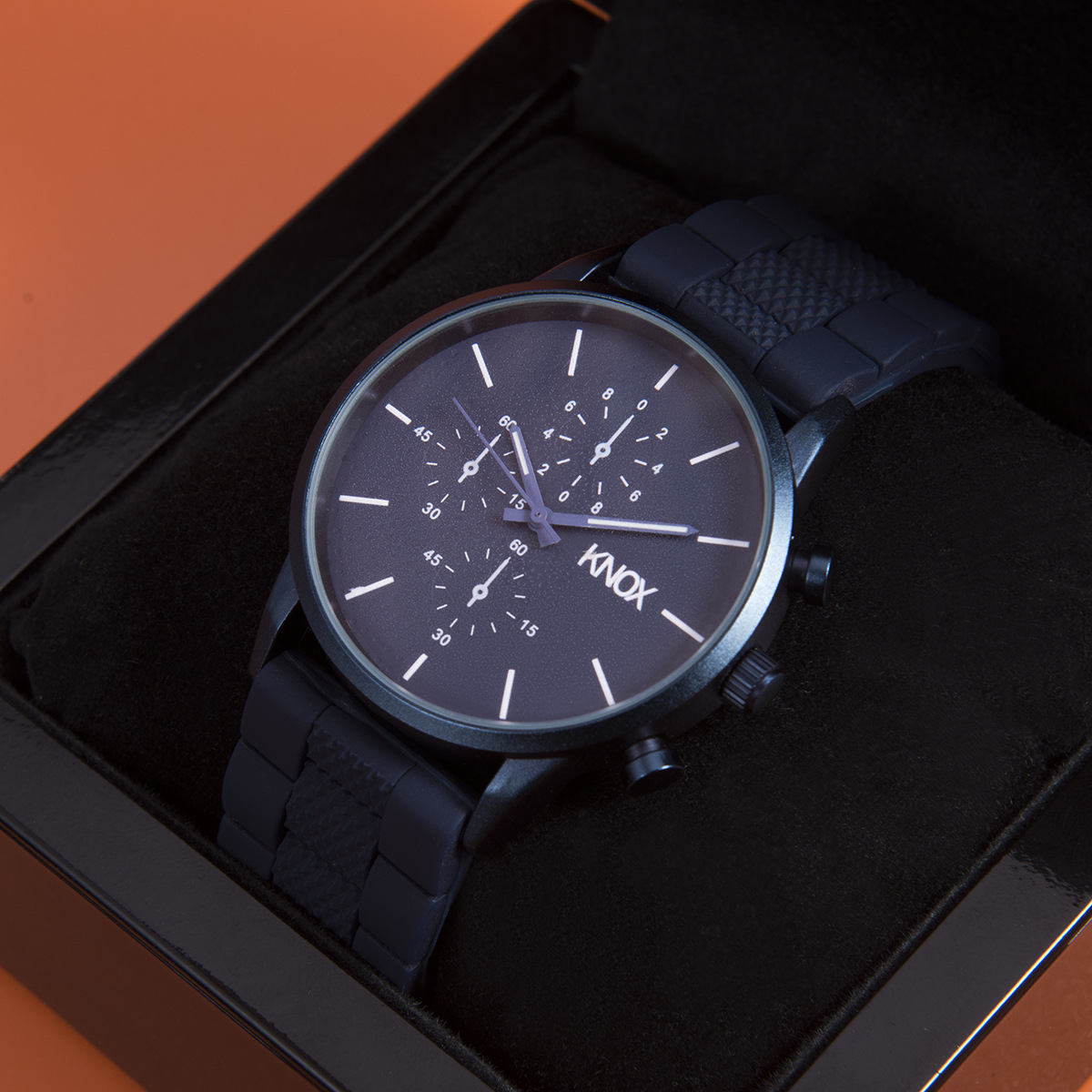 源头厂家大表盘男士手表硅胶表带石英表手表简约运动手表