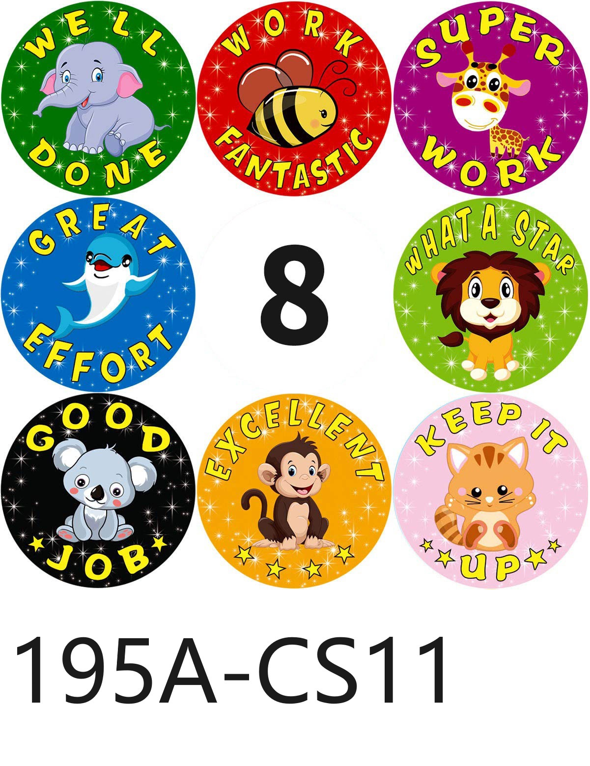 500/卷儿童玩具奖励激励不干胶贴纸标签办公文具装饰标签封口贴