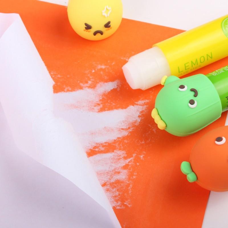 新品创意卡通胶棒学生办公用品固体胶 图强9g文具pvp环保固体粘胶