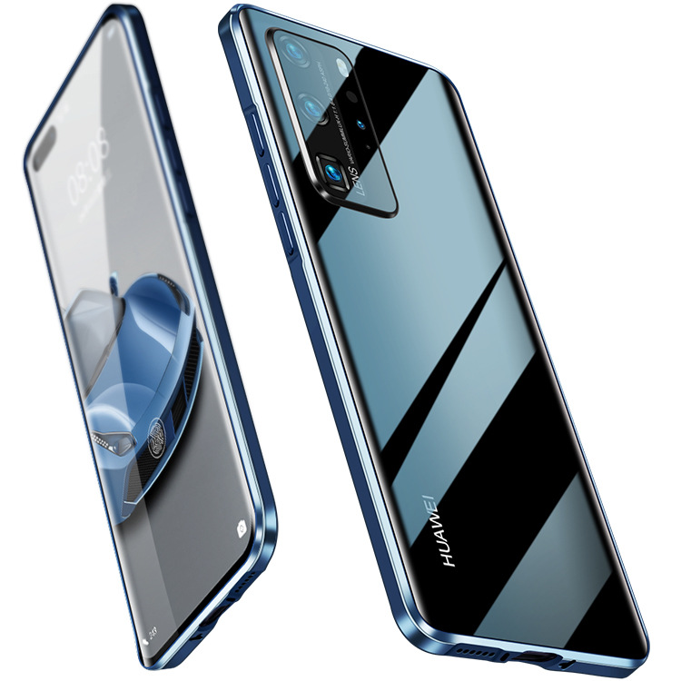 华为p40pro手机壳金属边框还原裸机手感直边设计自带镜头保护