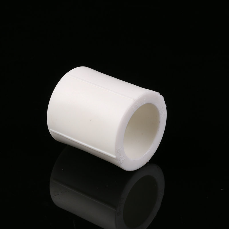 厂家批发白色ppr直接头 ppr水管热熔管箍直接 自来水管件现货