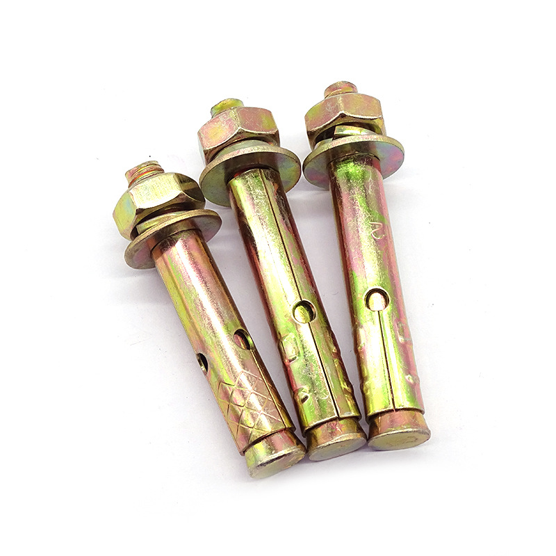 国标小头拉爆膨胀螺丝镀彩带孔膨胀m6m8m10m12m14m16m18m20