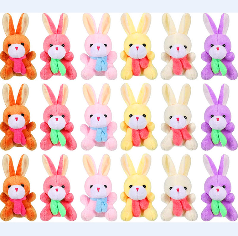 Cross-Border Amazon Easter Pendant Rabbit Egg Doll Pendant Plush Toy Factory Wholesale