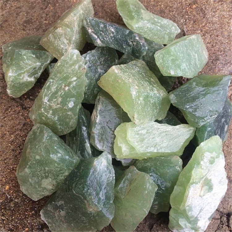 岫玉原料 原石大块毛料 籽料裸石玉石边角料雕刻玉器买一斤送一斤