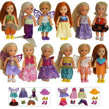 过家家玩偶 娃娃衣服 适合小凯丽 身高10-15厘米换装裙子 鞋子套