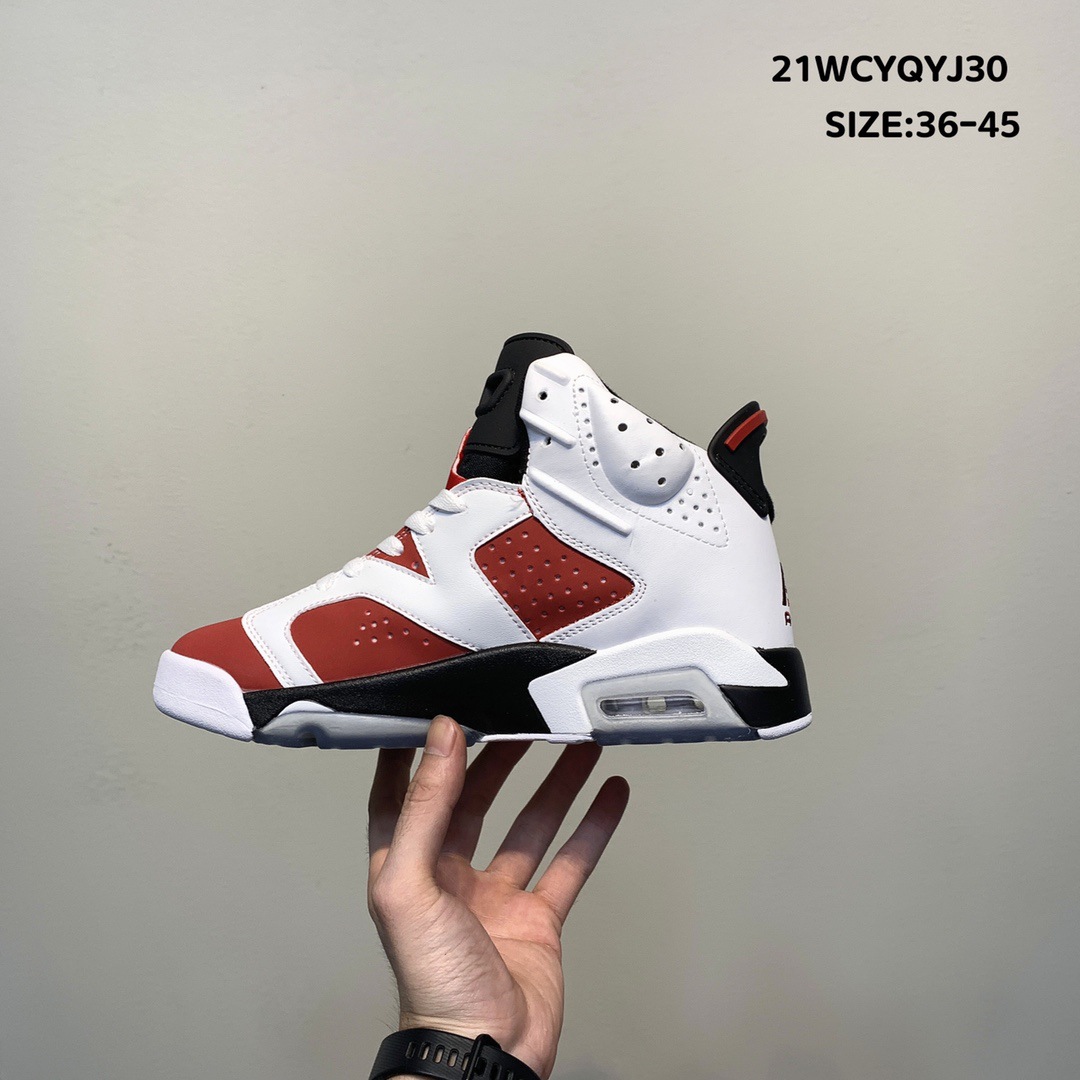 耐尅官男鞋正品aj6女鞋ts联名兔八哥限定大巴黎手稿乔6一件代发