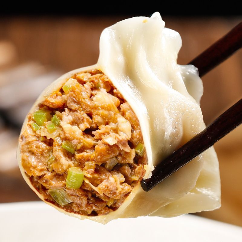 清真牛肉羊肉馅水饺速冻饺子面食半成品批发方便速食懒人早点夜宵