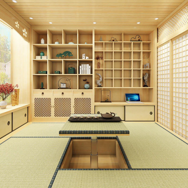 全屋日式榻榻米实木地台床和室多功能卧室客厅床衣柜一体