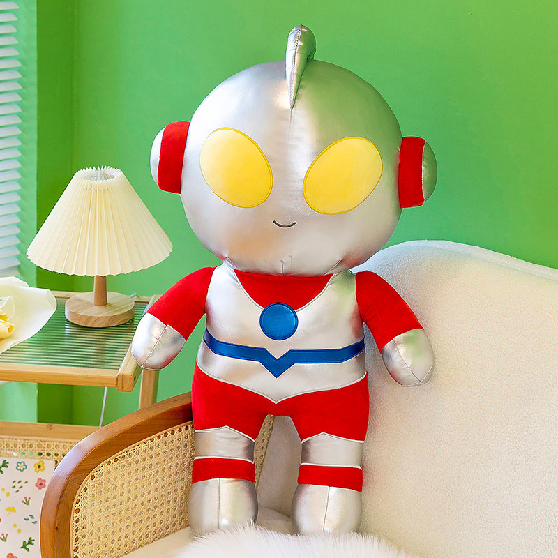 Baby Placate Doll Children's Birthday Gifts New Year Cartoon Ultraman Doll Doll Plush Toys Wholesale