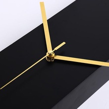 长条新款极简挂钟客厅挂钟时尚创意轻奢装饰钟表极简时钟长方形