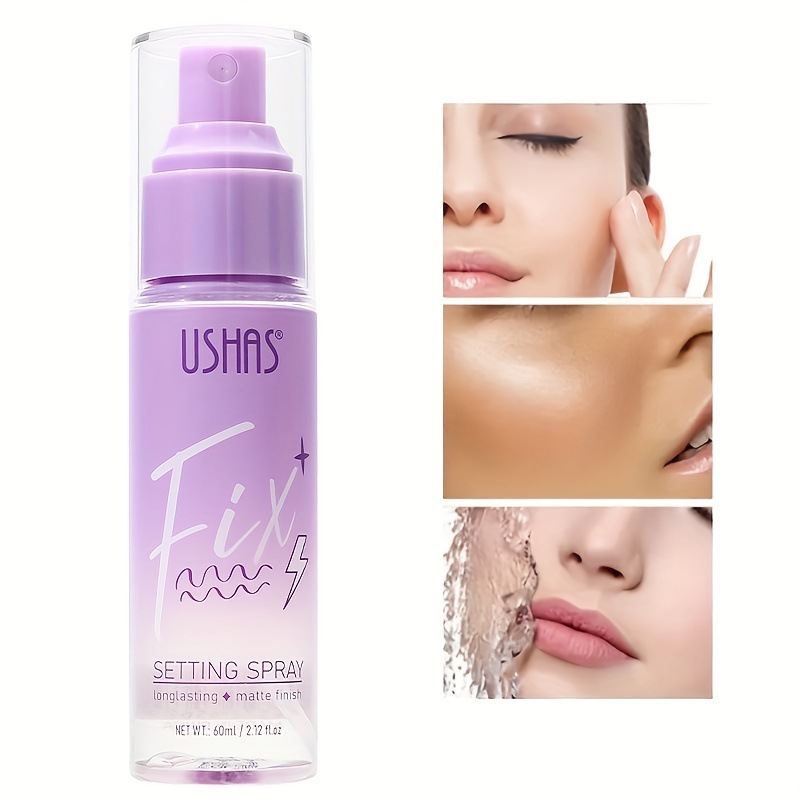 Ushas Foreign Trade Exclusively for Makeup Setting Spray Facial Moisturizing Spray Lasting Moisturizing and Waterproof Smear-Proof Makeup Oil Control