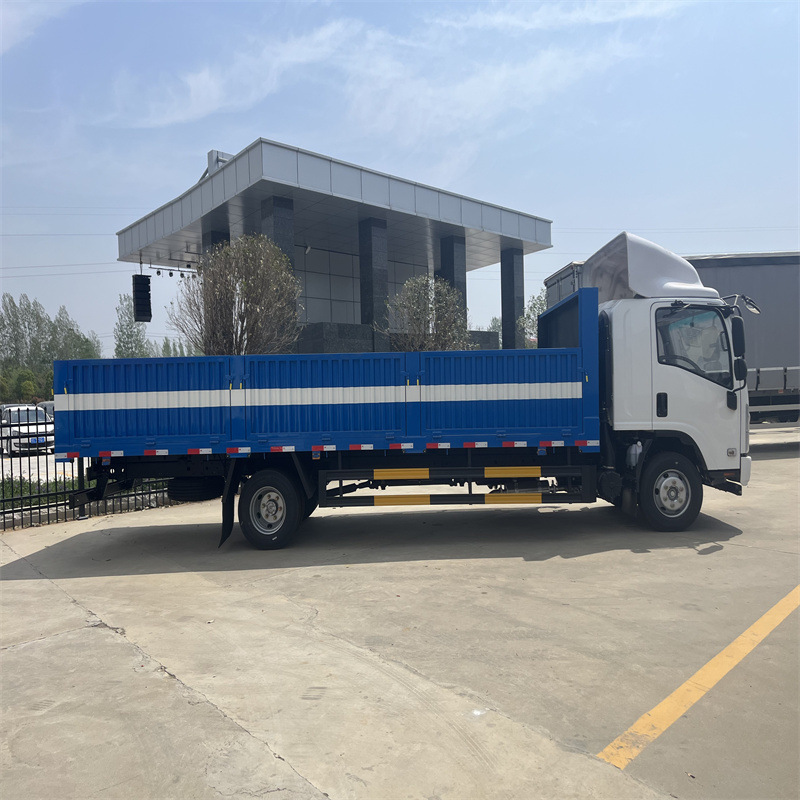 五十铃10吨栏板货车 6.8米高栏车 isuzu工程车右舵卡车 工厂直销