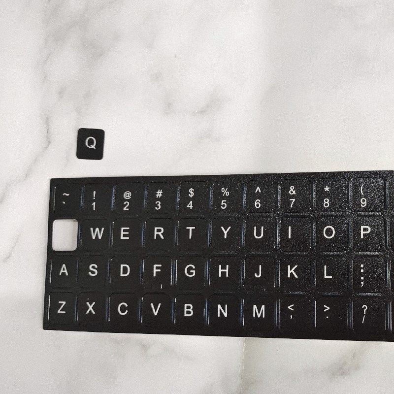字母贴紙键盘贴纸按键贴台式电脑笔记本单个字母破损补救仓颉注音