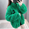 Fleece Stand collar keep warm Sweater coat 2023 winter Plush thickening Cardigan zipper Fleece jacket Women's wear Fleece Stand collar keep warm Sweater coat 2023 winter Plush thickening Cardigan zipper Fleece jacket Women's wear