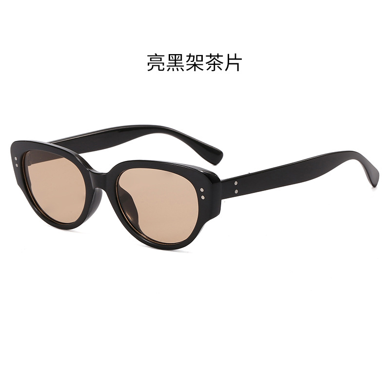 Cat's Eye Fashion Ins Trendy Concave Sunglasses 2023 New Sunglasses M Nail Y2g Street Shot Sunglasses