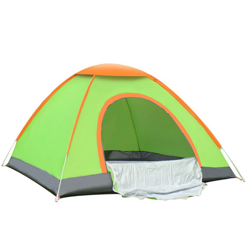 Hand Throw Two Speed Per Second Open Automatic Tent Double Single Door Throw Tent 1-3 People Outdoor Camping Put Aside Automatic Tent