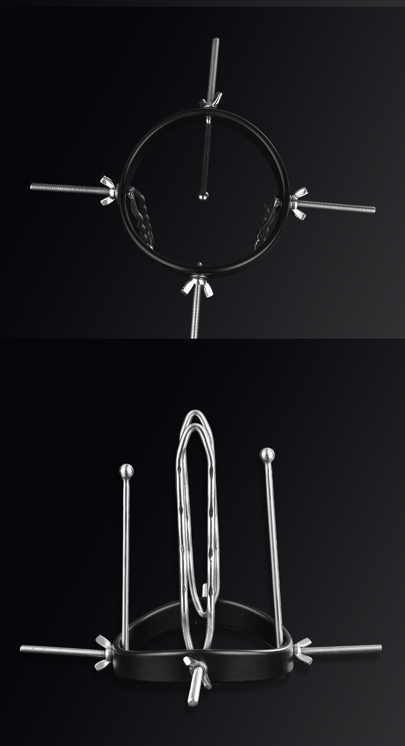 情趣金属树脂底座扩肛器可自动调整sm扩肛阴器肛门扩张成人用品