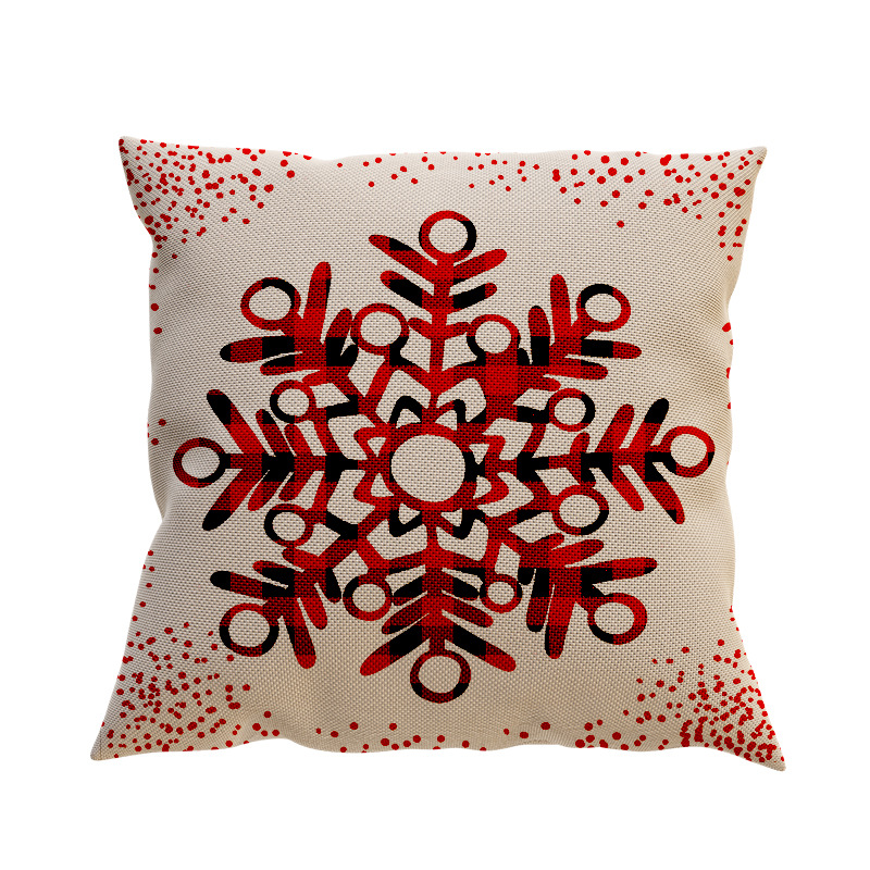 New Christmas Pillow Cover 23 Christmas Party Sofa Cushion Lumbar Pillow Home Decoration Holiday Cushion Decoration