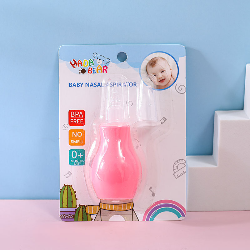 Baby Manual Nasal Aspirator Cold Nose Nasal Congestion Cleaner Silicone Baby Pump Nasal Aspirator