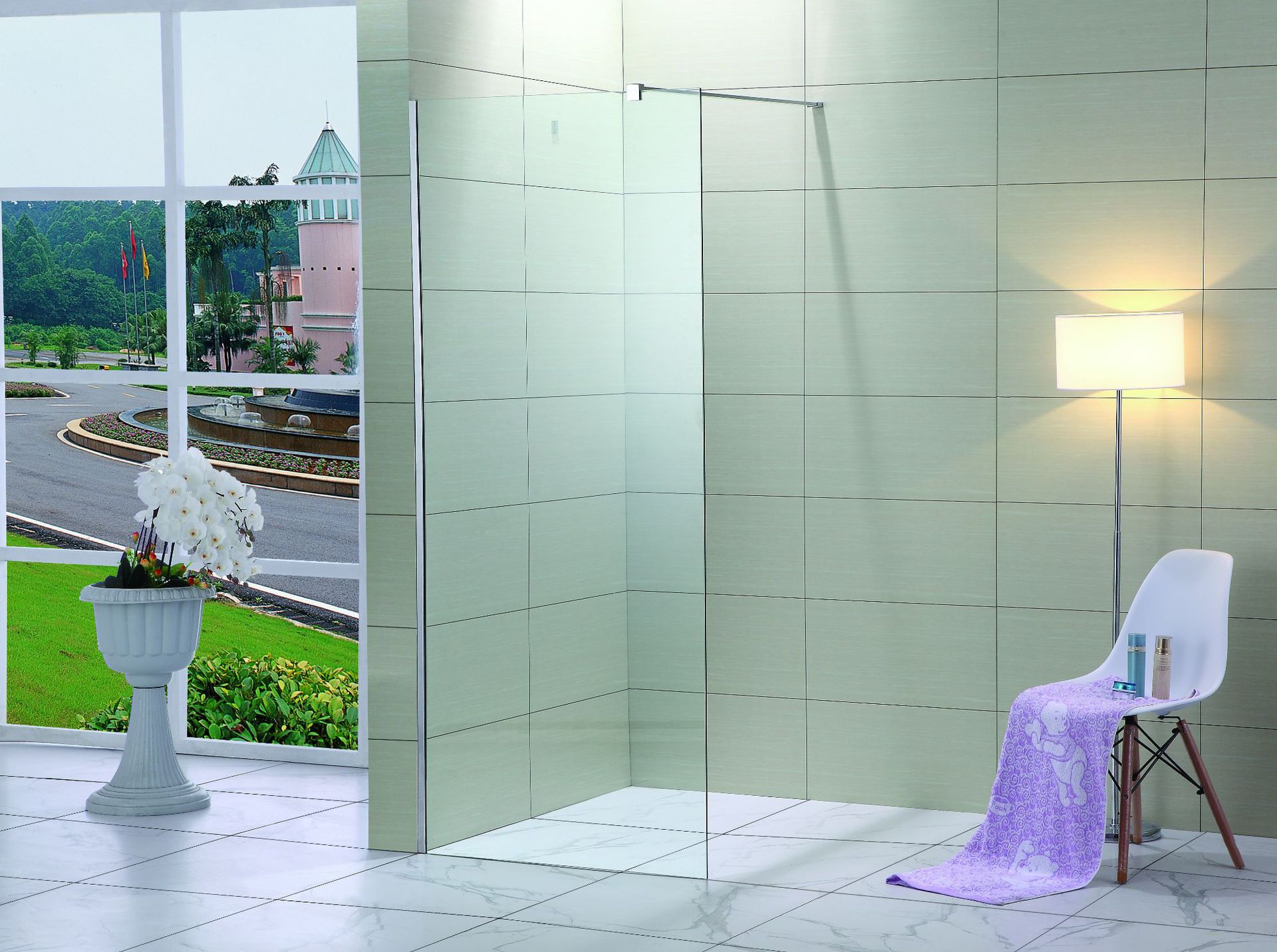 长期供应玻璃淋浴房 屏风淋浴房d1012 工程淋浴房