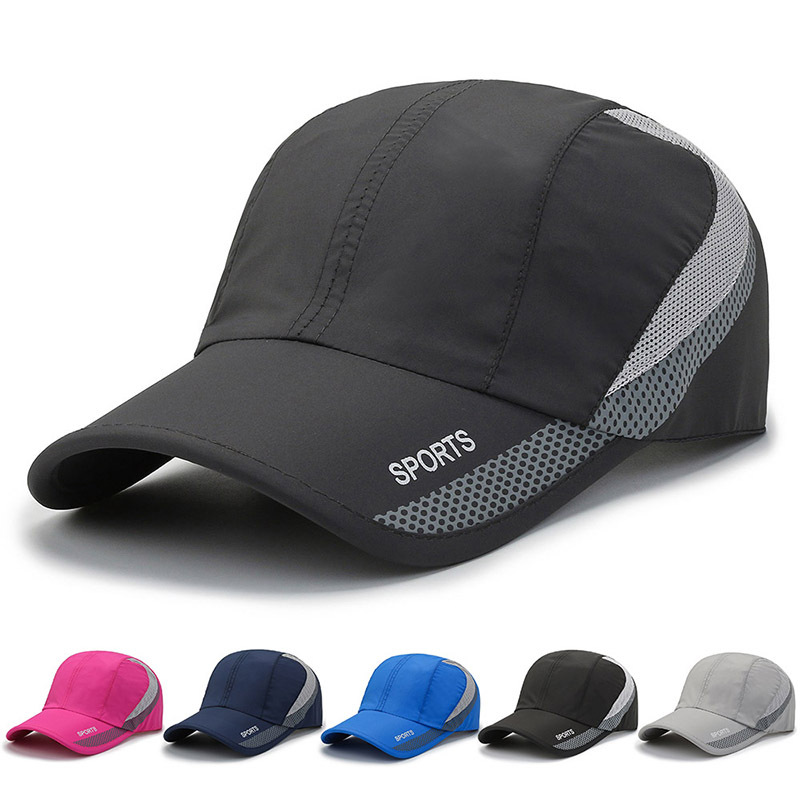 Summer Quick-Drying Cap Men and Women Baseball Cap Outdoor Lightweight Quick-Drying Hat Couple Sun Hat Soft Top Hat New