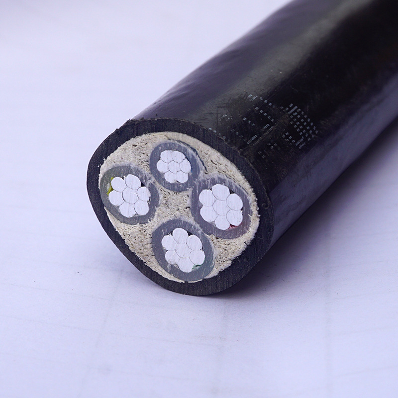 yjlv铝芯电力电缆3×25 1×16三相四线交联聚乙烯绝缘架空铝电缆